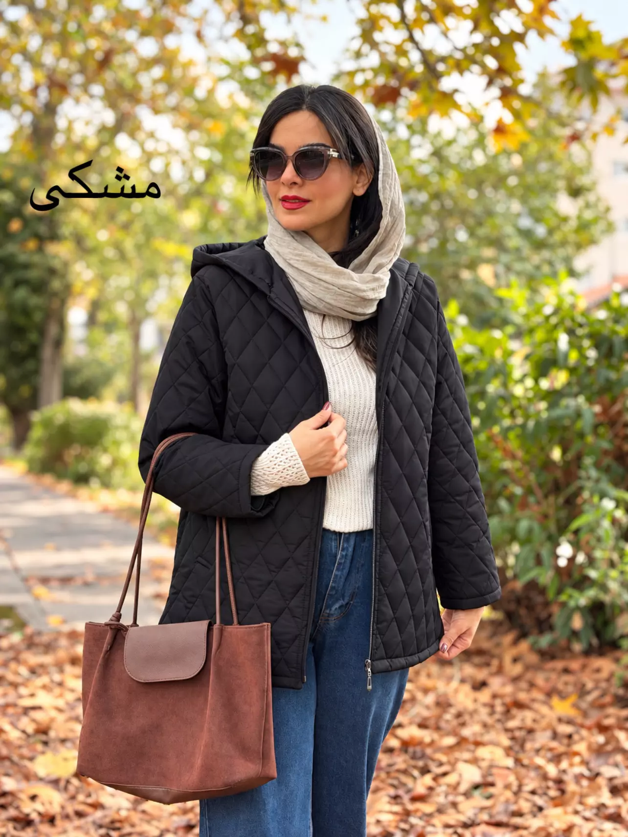 کاپشن زنانه کلاهدار آستردار ونوس
